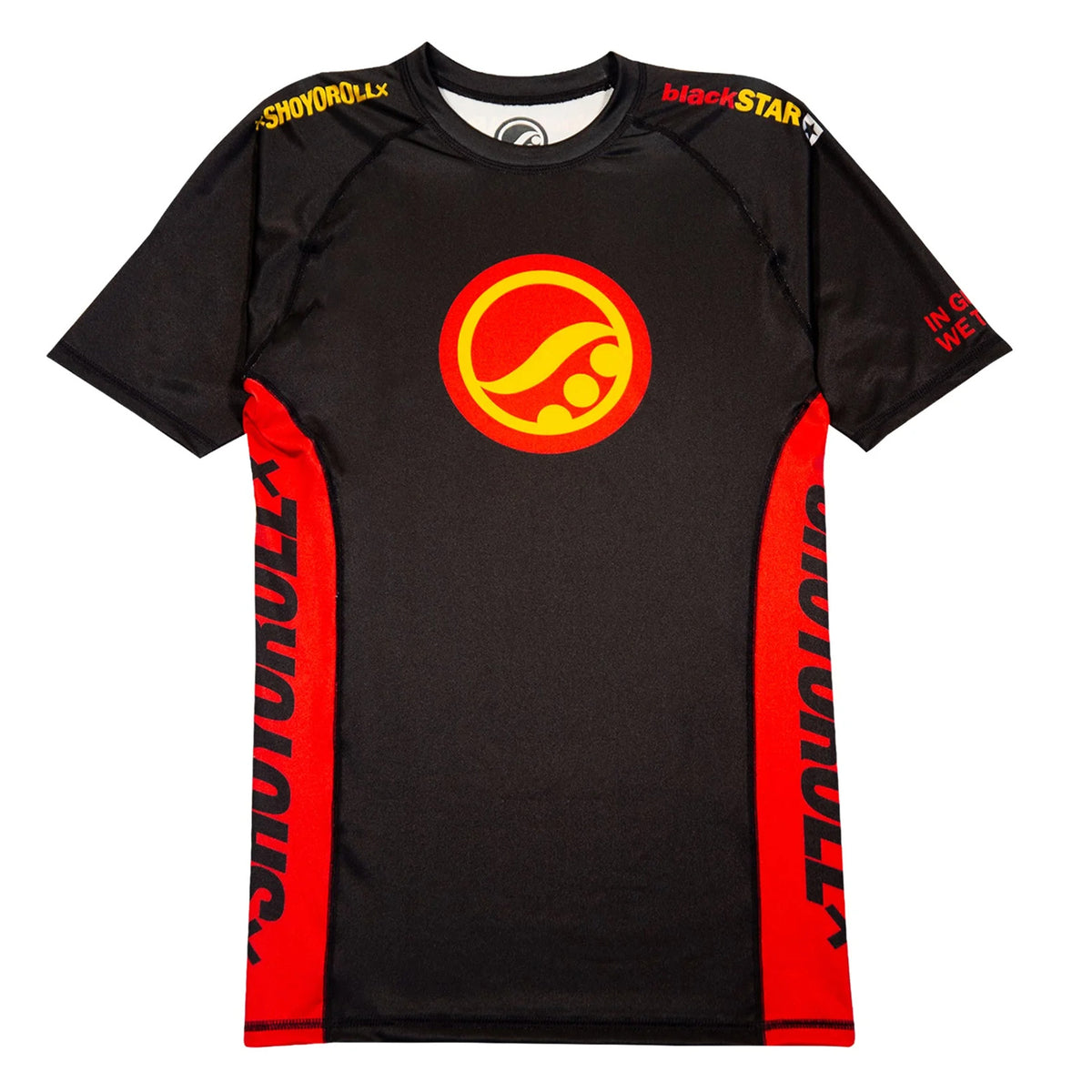 Shoyoroll Batch 146 BlackSTAR Retro Small Sleeves Black Training Rash guard