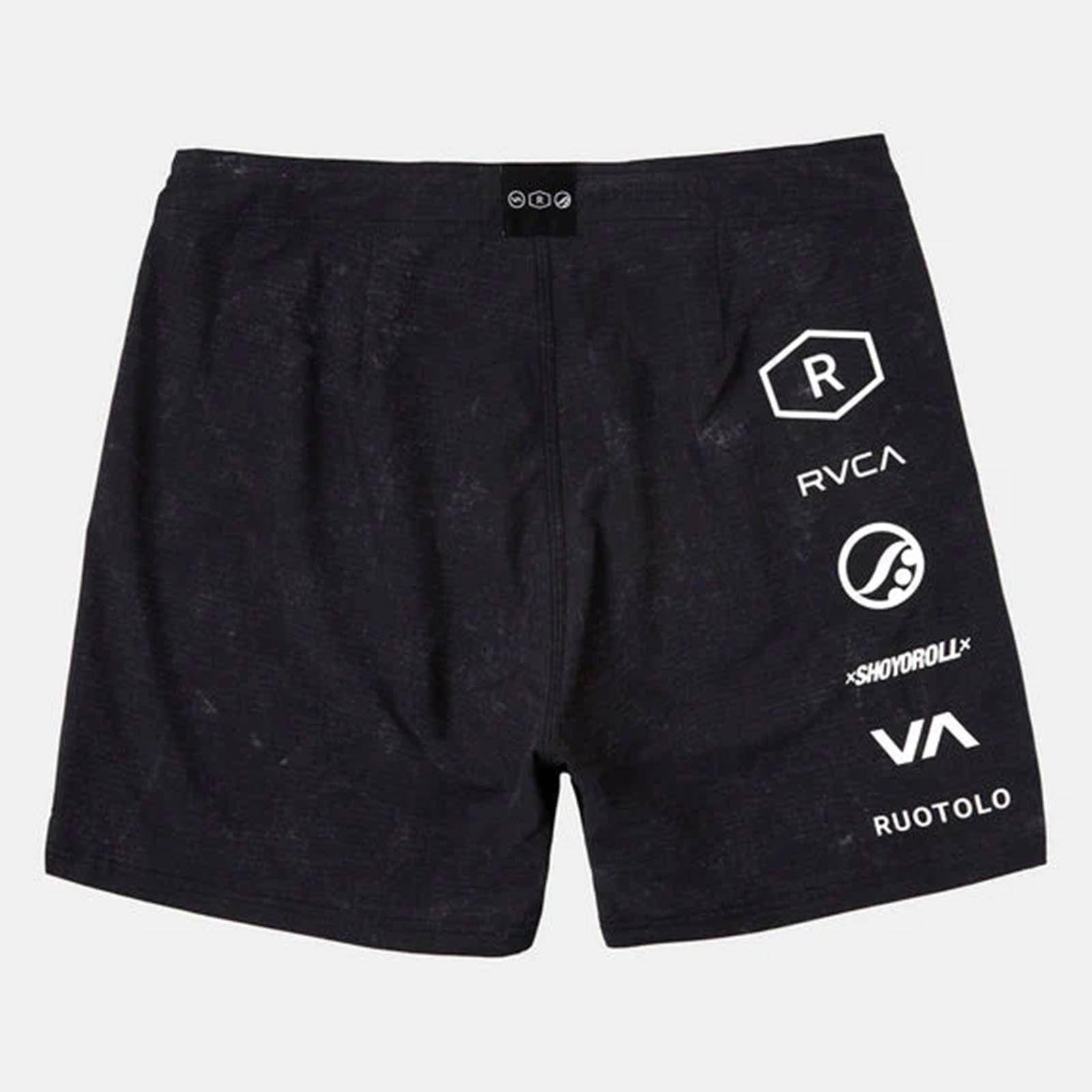 Shoyoroll RVCA Ruotolo 17" Black Technical Training Shorts